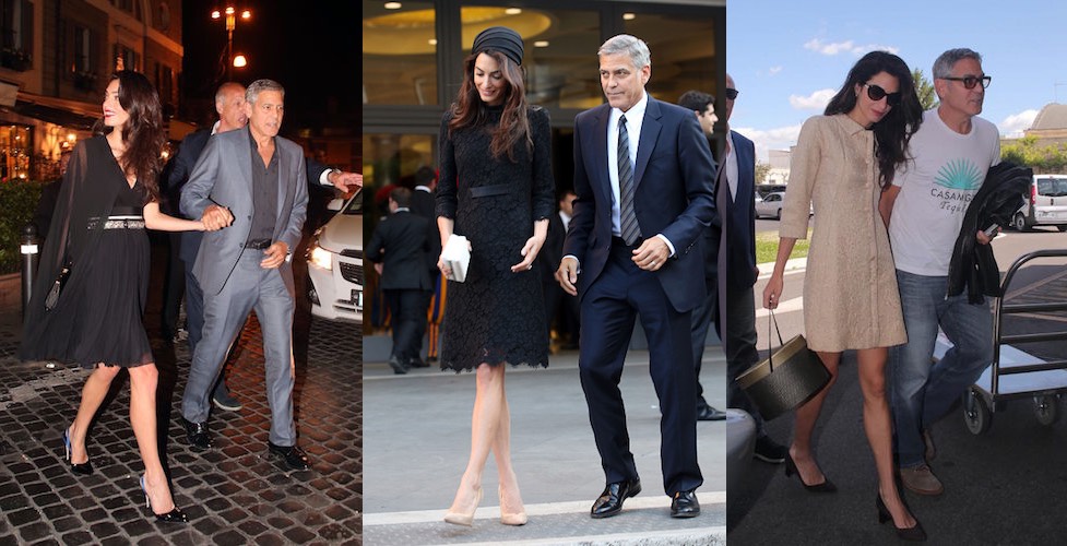 Amal e George Clooney- ultimo look maggio 2016