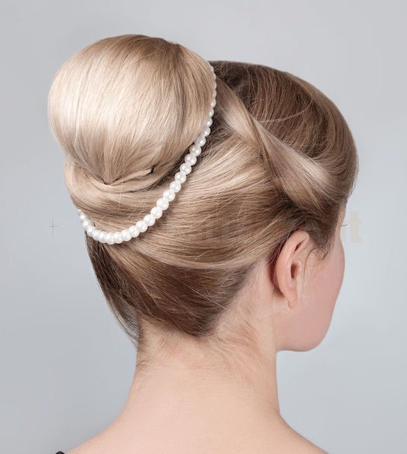 chignon panino sposa 2018 per