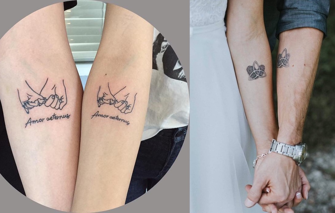 nuovi tatuaggi di coppia -per matrimonio