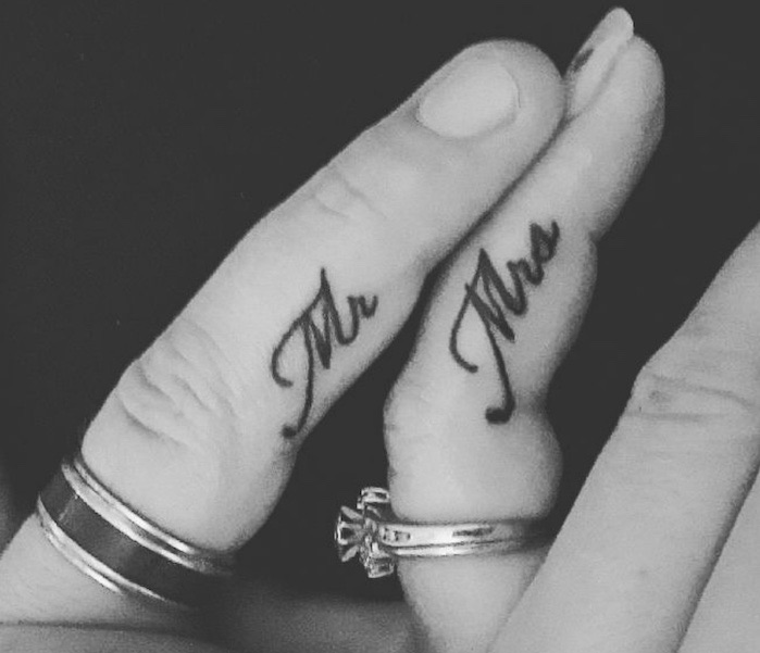 tatuaggio coppiaper matrimonio