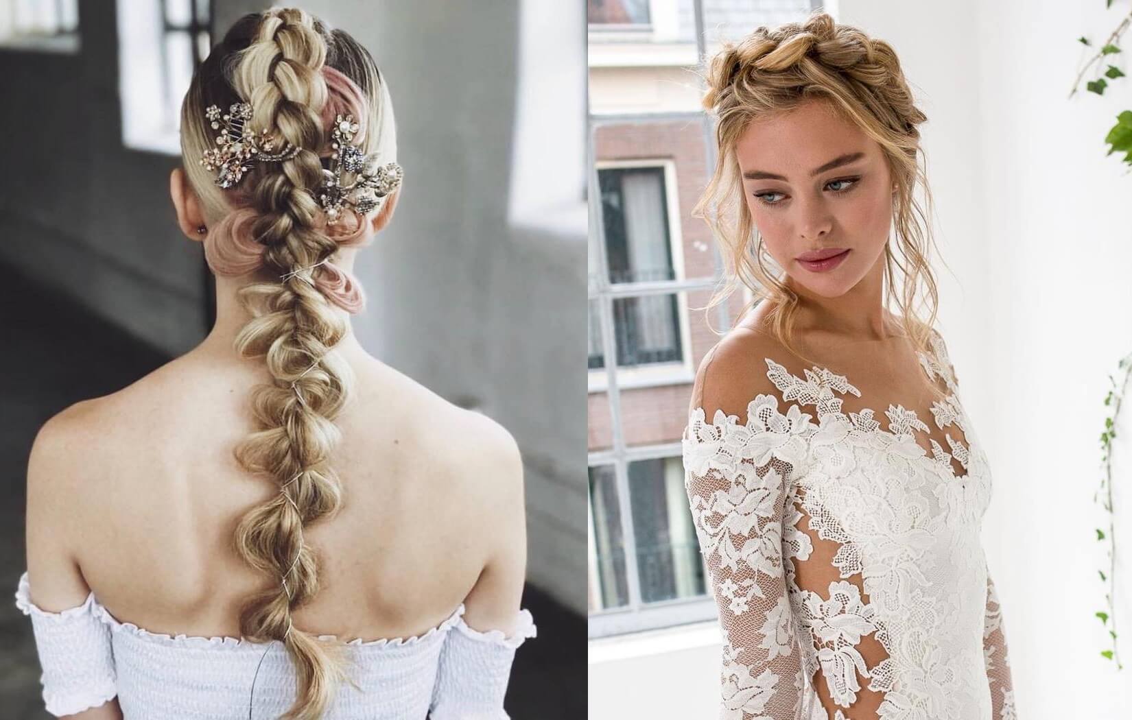 Capelli Sposa 18 23 Modi Per Portare Le Trecce Foto E Idee