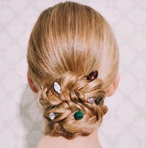 Fermaglio Per Capelli Con Cristalli Bordeaux: Accessorio Per Capelli Da Sposa Con Strass - Italia - Foto 8